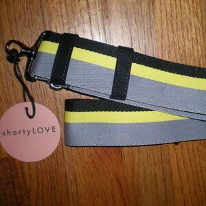 Shortylove Boardwalk Strap - Grey, Yellow, Black